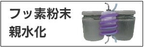 フッ素粉体親水化